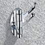 KES SOLID METAL Swivel Hook Heavy Duty Folding Swing Arm Triple Coat Hook